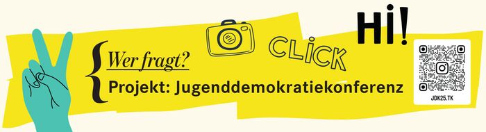 Wer fragt? Projekt Jugenddemokratiekonferenz